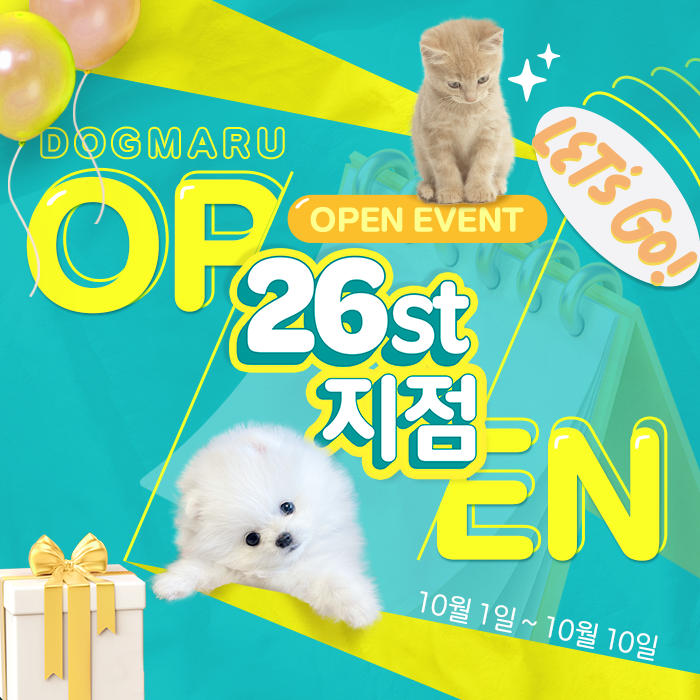 ★ 도그마루  수원점 확장이전 오픈 이벤트 ★